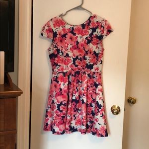 Floral mini dress
